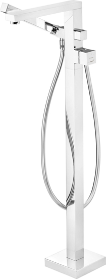 Изображение Deante Bateria wannowa wolnostojca z zestawem prysznicowym