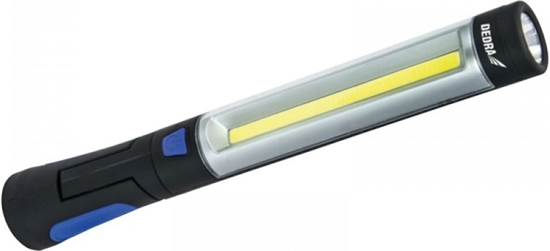 Picture of Dedra akumulatorowa 3W COB LED + 3W LED zasilacz USB na 230V i 12V (L1023)
