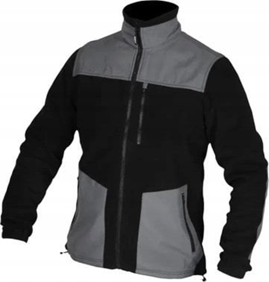 Picture of Dedra Bluza polarowa ze wstawkami, 280g/m2, rozm.XL, czarno-szara