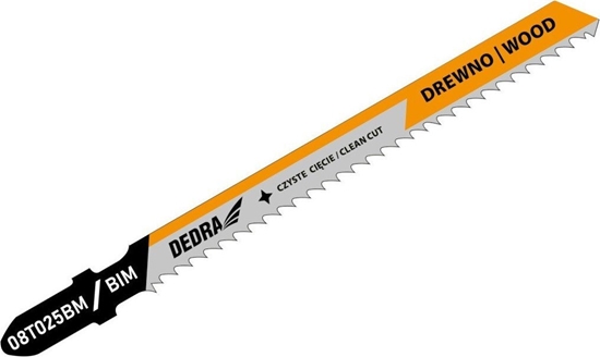 Изображение Dedra Brzeszczoty do wyrzynarki 100/75mm, panel lam, BIM, T, 2szt