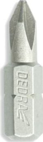 Изображение Dedra Kocówki wkrtakowe PH1x25mm, 3szt blister (18A02PH10-03)