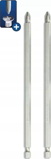 Изображение Dedra Kocówki wkrtakowe PH2x155mm, 2szt blister #DED7158