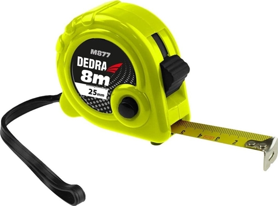 Изображение Dedra Miarka 8mx25mm, 2 x STOP PRZYWIESZKA