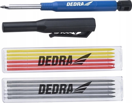 Изображение Dedra Oówek automatycz. z rysikami 1+12szt, 6xczar.3xóty,3xczer