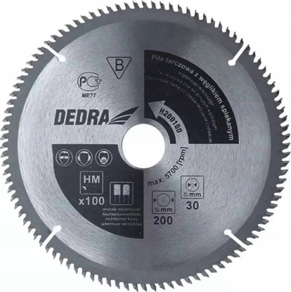 Изображение Dedra Pia tarczowa do drewna 120z r.500x30mm