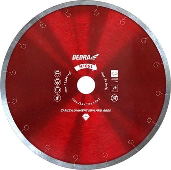 Изображение Dedra Tarcza diam. HRD GRES 110x22,2mm