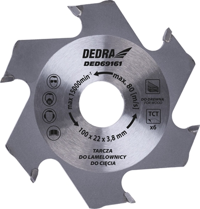 Picture of Dedra Tarcza do lamelownicy 100x22 mm, 6 zbów