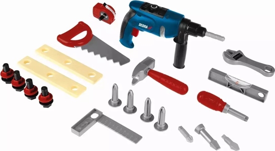 Picture of Dedra Zabawka zestaw wiertarka z akcesoriami w walizce