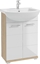 Attēls no Deftrans CABINET WASHBASIN BARI D60 WHITE/WOOD
