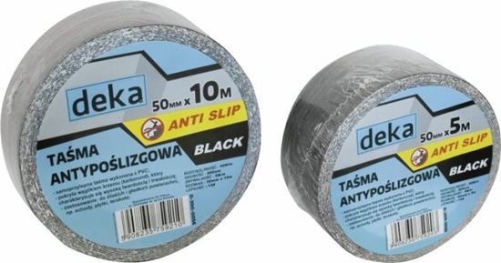 Picture of Deka TAMA ANTYPOLIZGOWA ANTI SLIP BLACK 50MM*10M CZARNA