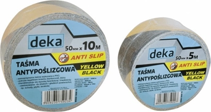 Picture of Deka TAMA ANTYPOLIZGOWA ANTI SLIP YELLOW-B 50MM*5M CZARNA/ÓTA