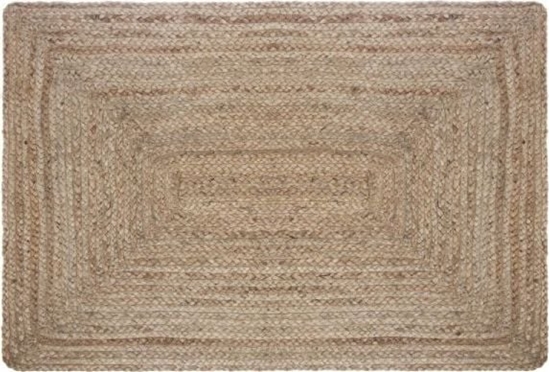 Picture of Dekoracja domu Prostoktny dywan jutowy 60x90 cm