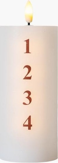 Изображение Dekoracja witeczna Frendo Sirius Home 80706, LED, 1 bulb(s), Red, White, Universal, Battery, 150 mm