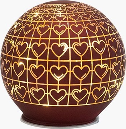 Picture of Dekoracja witeczna Sirius Sirius Frida Glaskugle - Bordeaux - Ø 12 cm