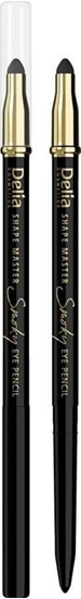 Picture of Delia Delia Cosmetics Shape Master Kredka do oczu z gbk Smoky Eye czarna 1szt