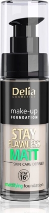 Attēls no Delia Delia Cosmetics Stay Flawless Matt Podkad matujcy 16H nr 404 Cashmere 30ml