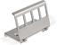Picture of Delock Keystone Metal Mounting 4 Port for DIN rail