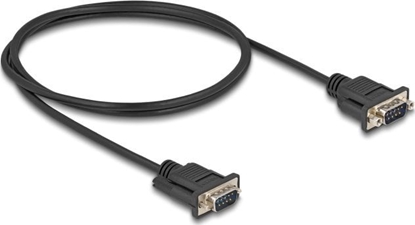 Picture of Delock RS-232 Cable Serial D-Sub9 male to male with narrow plug housing 1 m