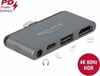 Picture of Delock Mini Docking Station for iPad Pro / Mobile Devices with 4K 60 Hz