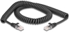 Picture of Delock RJ45 Coiled Cable male to male Cat.5e 2 m black