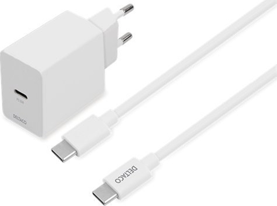 Picture of Deltaco Charger ELTACO 20 W, USB-C - USB-C, 1m ca