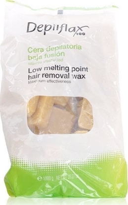 Picture of Depilflax DEPILFLAX WOSK TWARDY BEZPASKOWY DO DEPILACJI 1KG NATURALNY