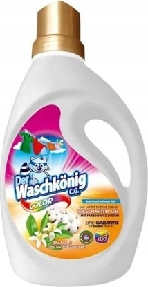 Изображение Der Waschkönig Waschkonig el 100p 3l Orangen Und Baumwollextrakt Color Do Prania