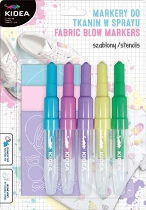 Attēls no Derform MARKER DMUCH DO TKANIN I OBUWIA 5KOL PAST SZABL