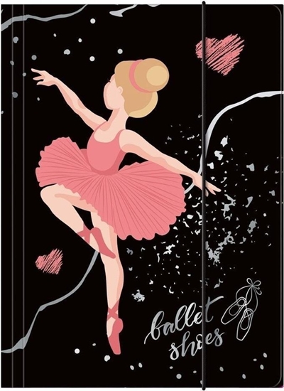 Picture of Derform TECZKA Z GUMKA A4 BALETNICA