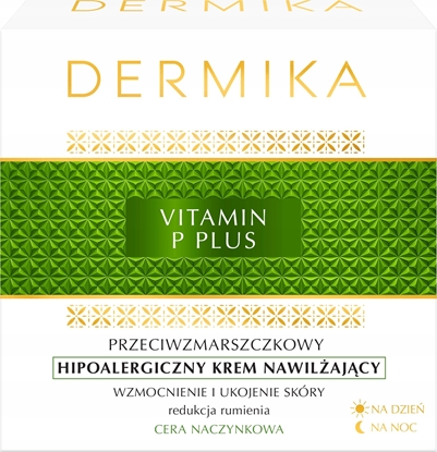Attēls no Dermika Vitamin P Plus hipoalergiczny krem nawilajcy na dzie i na noc 50ml