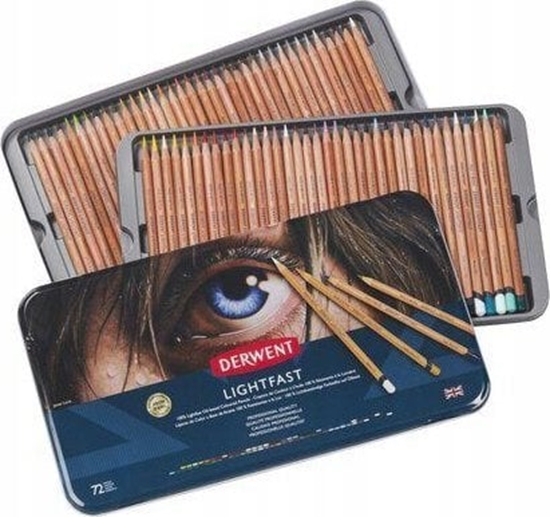 Picture of Derwent Derwent blyant Lightfast tinbox pk/72