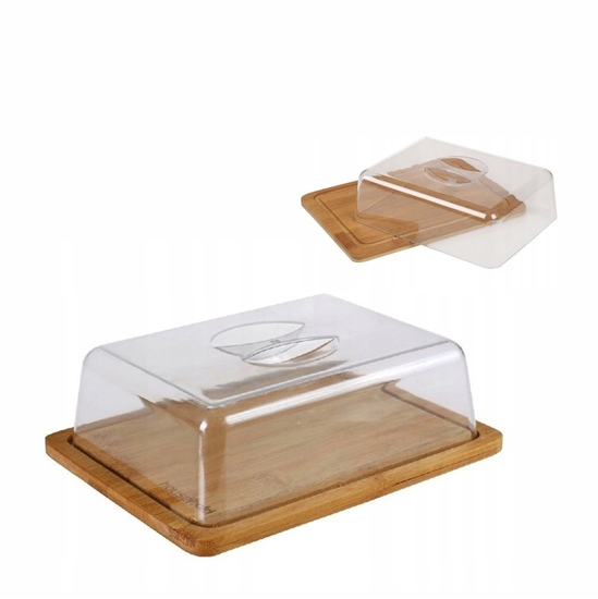 Picture of DESKA BAMBUSOWA Z KLOSZEM 24X18X7,5CM BR-8204