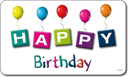 Picture of Deska do krojenia Kesper Deska niadaniowa do krojenia, melamina, Happy Birthday