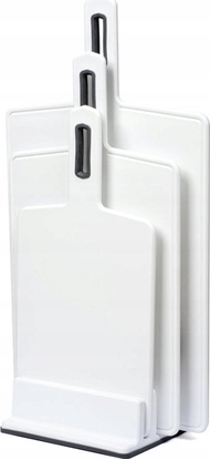 Picture of Deska do krojenia ProNice z rczk drewniana 4szt. ze stojakiem