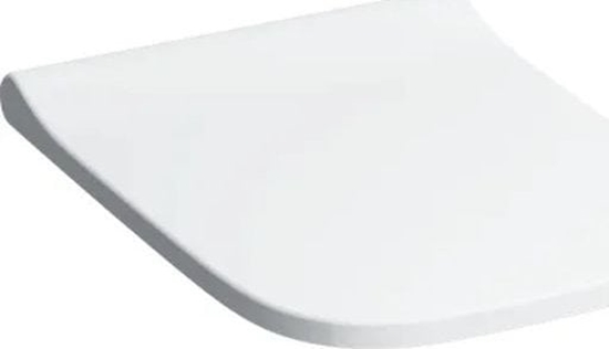 Picture of Deska sedesowa 500.237.01.1 / GEBERIT / SMYLE SQUARE / DESKA SEDESOWA, MOCOWANIE Z GÓRY, WOLNE OPADANIE, ZACHODZCA POKRYWA DESKI SEDESOWEJ, SLIM DESIGN /