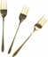 Attēls no Dessert fork set Homla STILO Gold, 3 pcs.