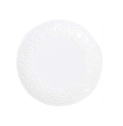 Picture of Dessert plate Homla SYLIA White Ornament, 21 cm