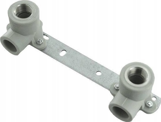 Picture of Detal-met Kolano GW z wieszakiem 20x1/2 z pytk montaow rozstaw 100mm [5] pytka aluminiowa