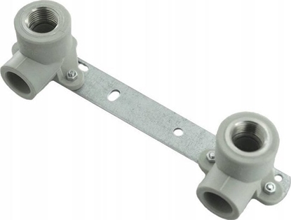 Picture of Detal-met Kolano GW z wieszakiem 20x1/2 z pytk montaow rozstaw 150mm [5] pytka aluminiowa