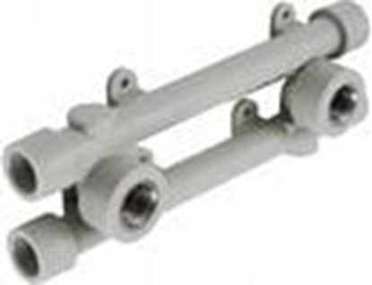 Picture of Detal-met Komplet wieszakowy 20x1/2 (listwa bateryjna - 150mm) przelotowa [50]