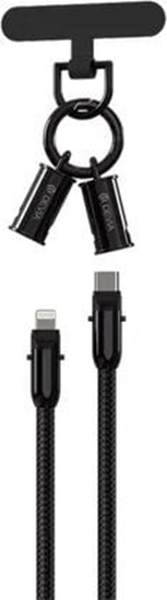 Picture of Kabel USB Devia USB-C - Lightning 1.2 m Czarny (6938595386169)