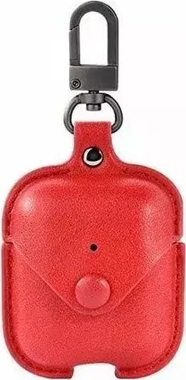 Picture of Devia Lux Series Eco Leather Look Magnetic Carabiner Case Apple AirPods 1st Generation