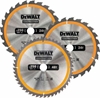 Изображение Dewalt DEWALT CIRCULAR SAW EX SET. 3 pcs. 250mm 2x24z, 1x48z