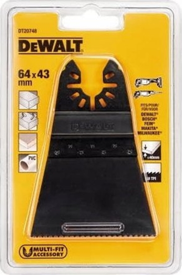 Изображение Dewalt multitool - ostrze 64mm (2-1/2"") bi metal wood