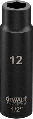 Изображение Dewalt nasadka 12mm 1/2c impact socket deep
