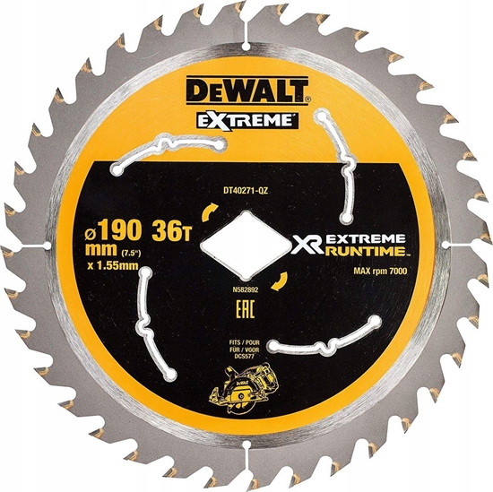 Picture of Dewalt tarcza pilarska do dcs577 190x36t ctb