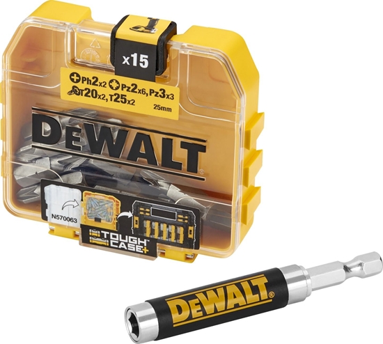 Picture of Dewalt Zestaw bitów 15szt. + mocowanie magnetyczne (DT71511)