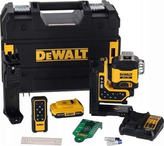 Изображение DEWALT. LINEAR LASER 18V   DCLE34035D1 GREEN 3x360 1x2.0Ah