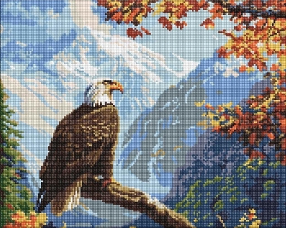 Picture of Diamentowa mozaika - Stranik szczytu 40x50cm