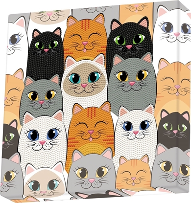 Изображение DIAMOND DOTZ DIAMOND DOTZ CAT CLAN DOTZ BOX